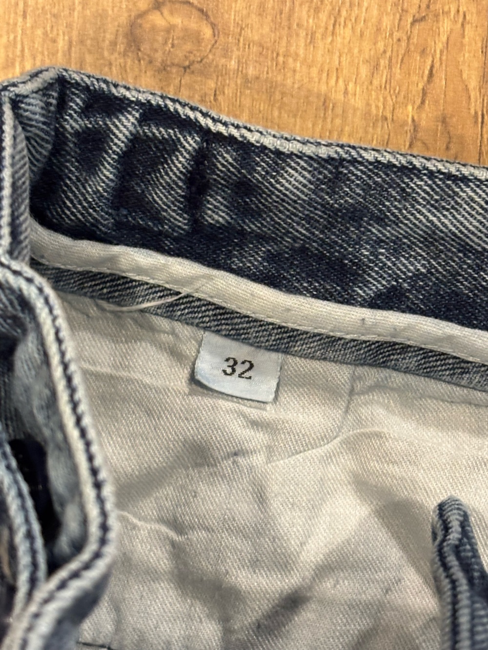 1990s Vintage NIKE CHALLENGE COURT ACID WASH DENIM TENNIS SHORTS Andre Agassi - Picture 5 of 9